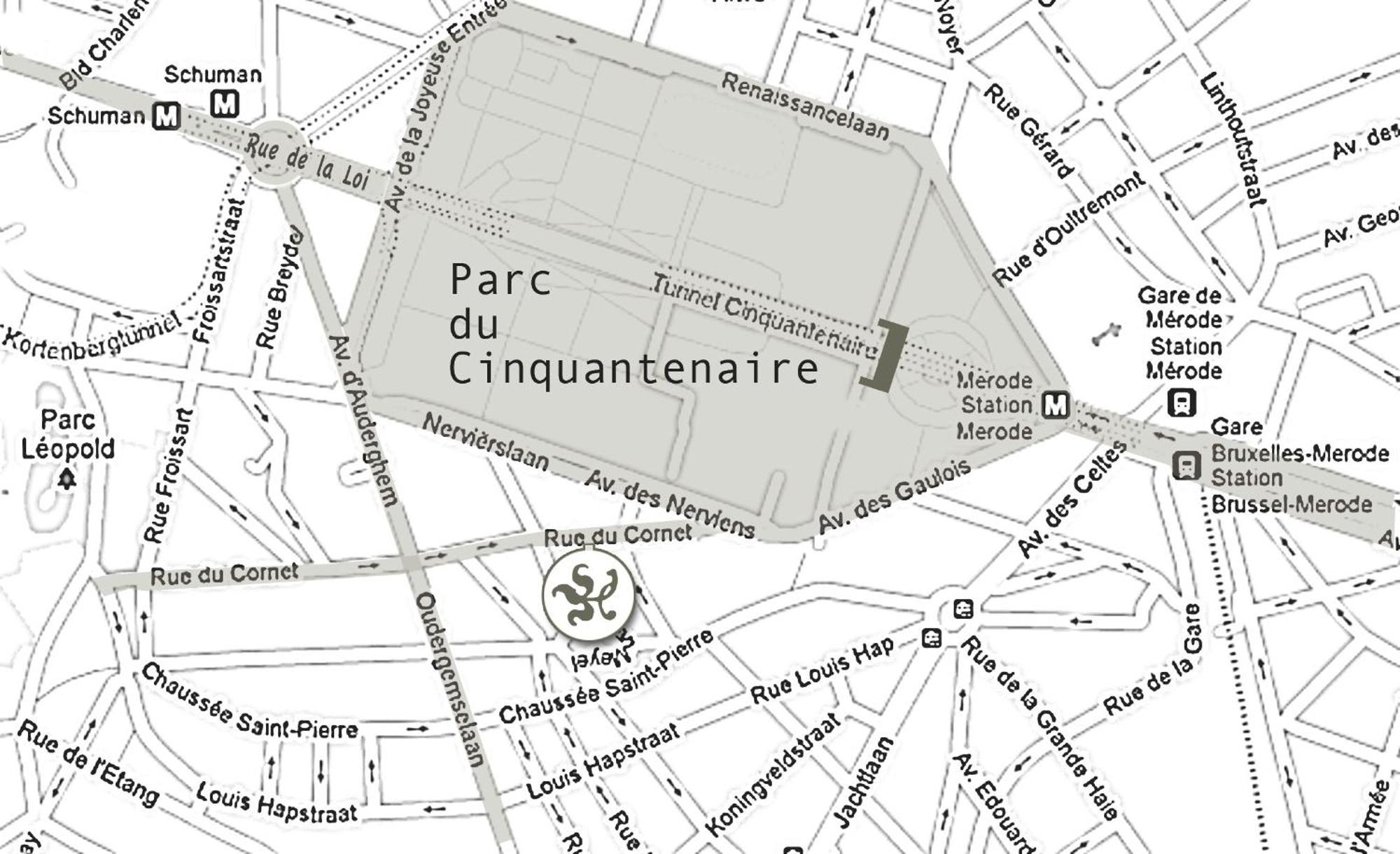 B&B A Cote Du Cinquantenaire Etterbeek Kültér fotó